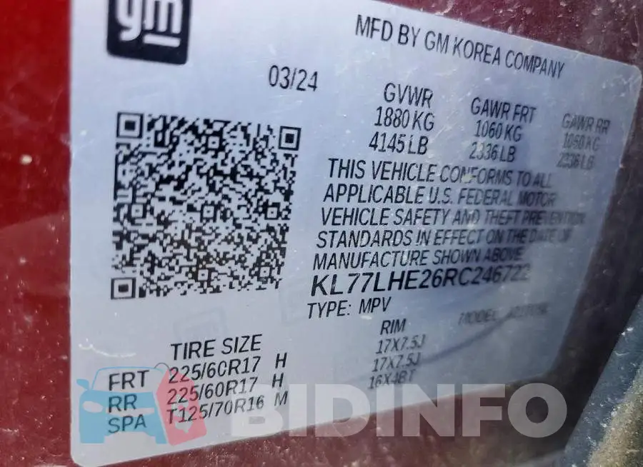 KL77LHE26RC246722 Photo# 14