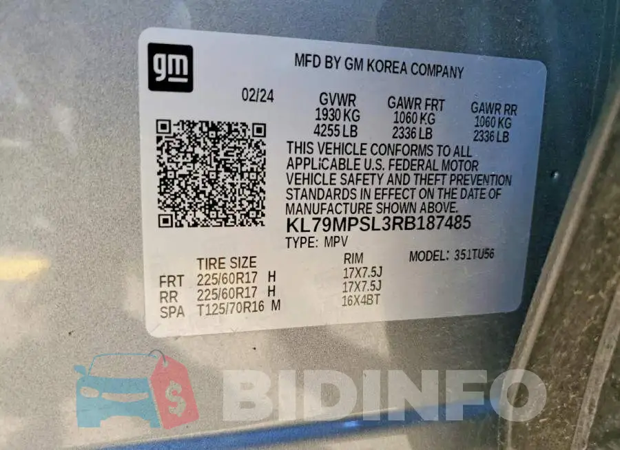 KL79MPSL3RB187485 Photo# 13