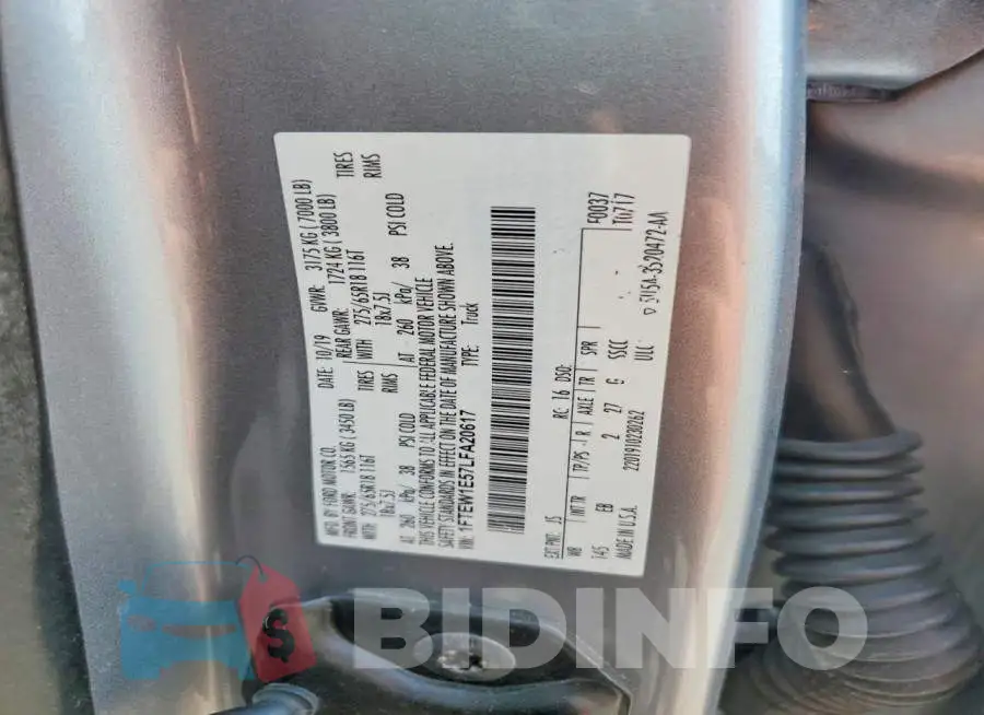 1FTEW1E57LFA20617 Photo# 12