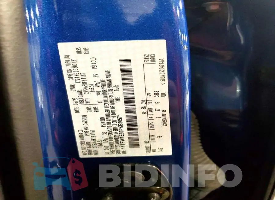 1FTFW1E56PKE56571 Photo# 12