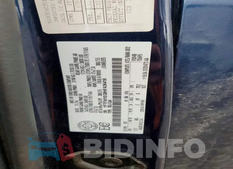 1FTFW1EG8HFA36418 Photo# 12