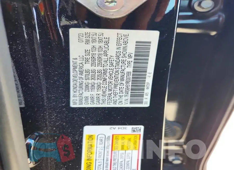 7FARS6H51RE007658 Photo# 13