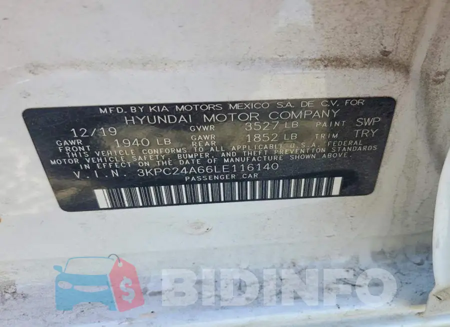 3KPC24A66LE116140 Photo# 12