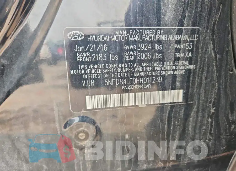 5NPD84LF0HH011239 Photo# 12