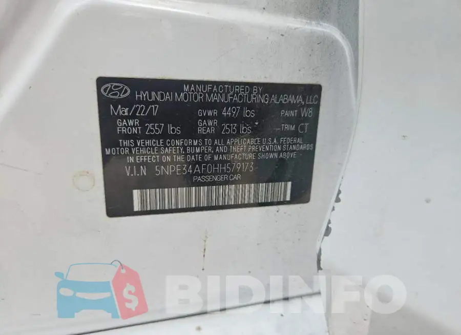 5NPE34AF0HH579173 Photo# 13
