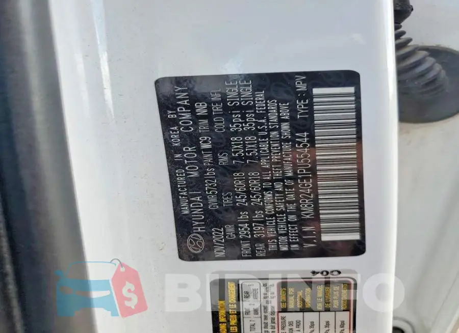 KM8R24GE1PU554544 Photo# 13