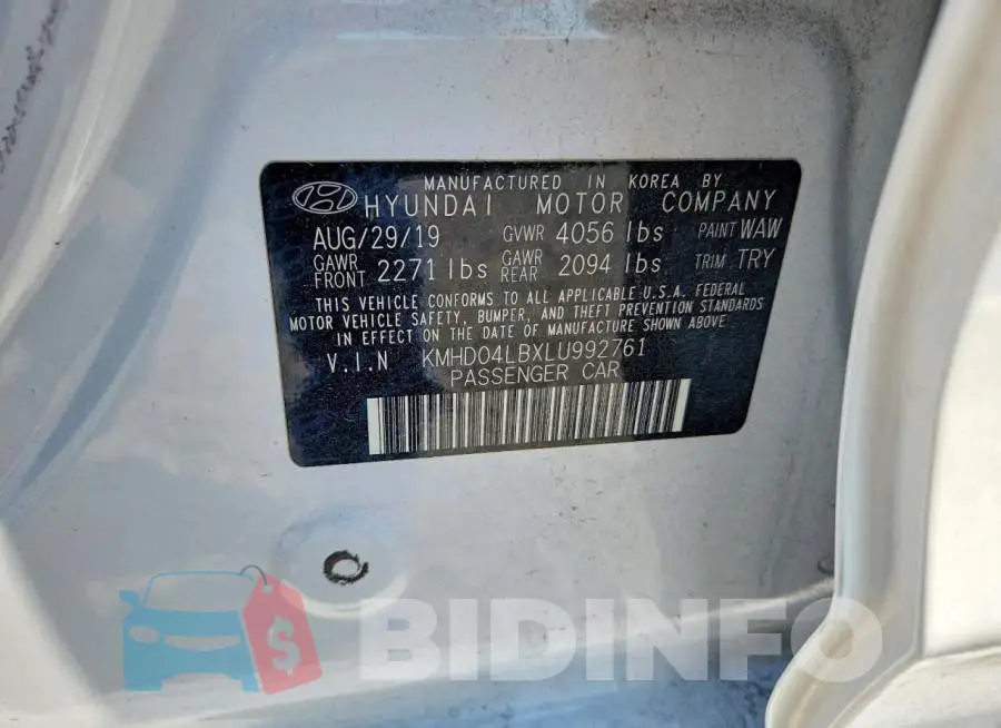 KMHD04LBXLU992761 Photo# 13