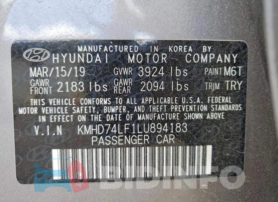KMHD74LF1LU894183 Photo# 12