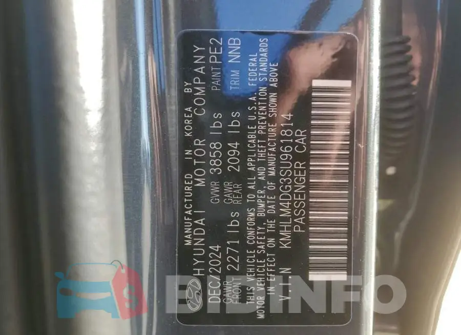 KMHLM4DG3SU961814 Photo# 12