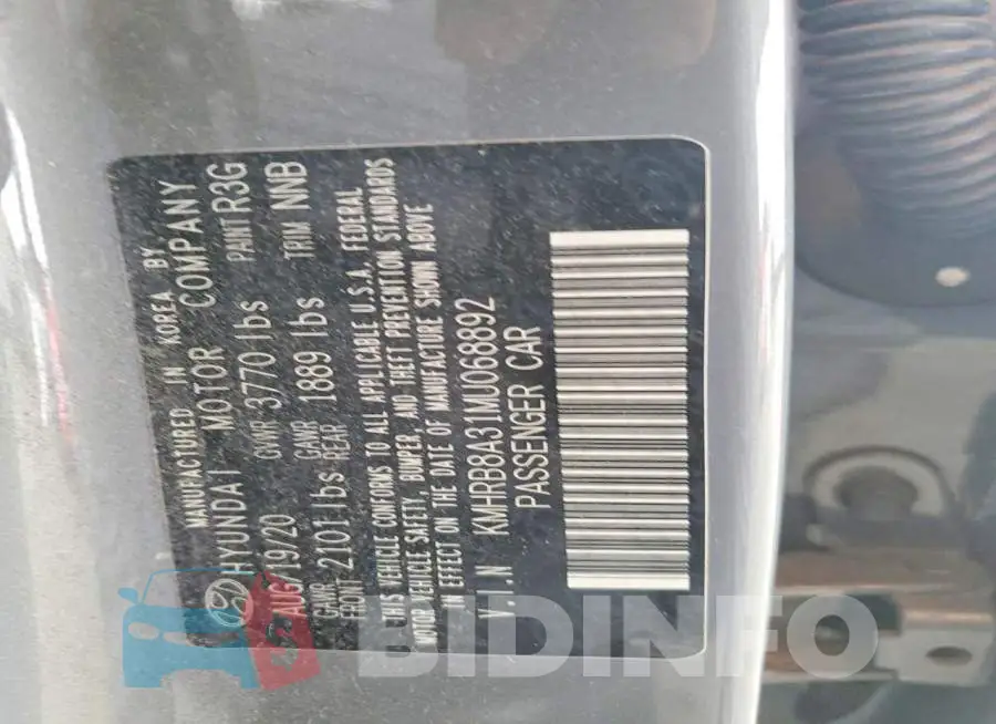 KMHRB8A31MU068892 Photo# 12
