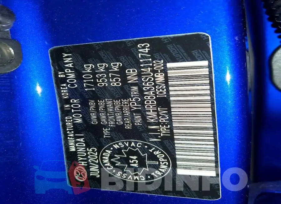 KMHRB8A36SU411743 Photo# 14