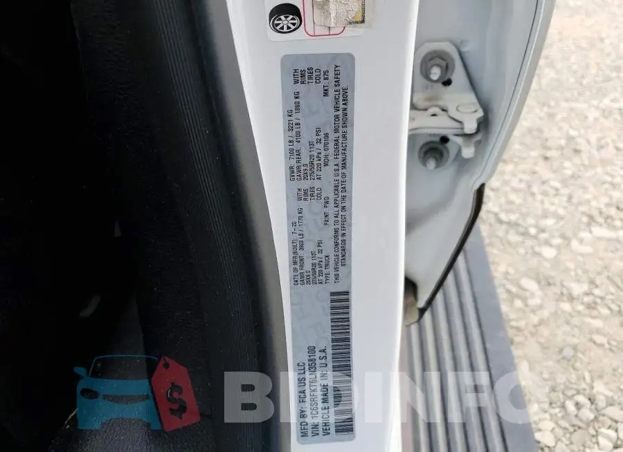 1C6SRFKT6LN358100 Photo# 12