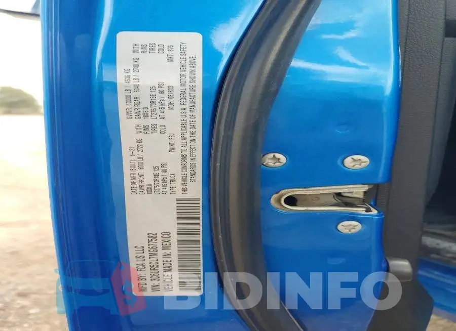 3C6UR5CL7MG677582 Photo# 12