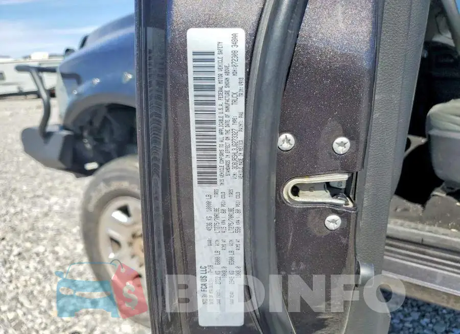 3C6UR5HL3JG273327 Photo# 13