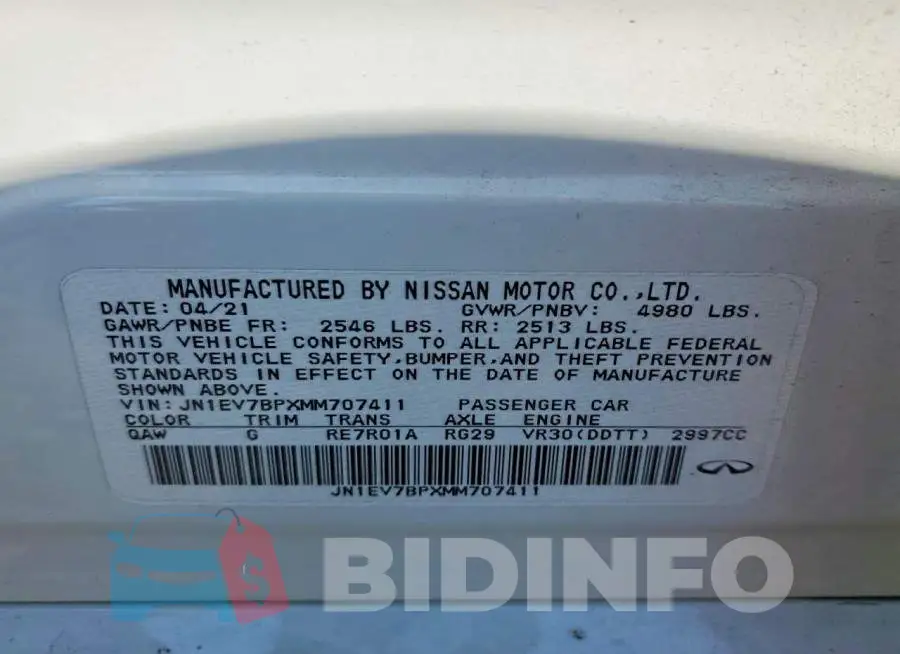 JN1EV7BPXMM707411 Photo# 12