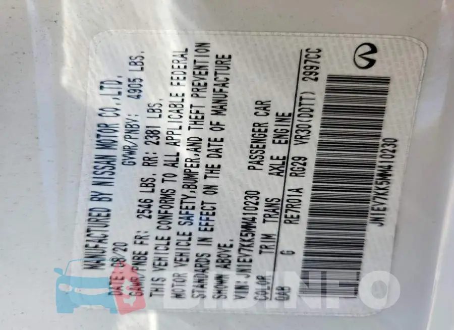 JN1EV7KK5MM410230 Photo# 13