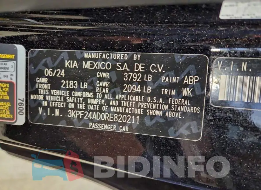 3KPF24AD0RE820211 Photo# 12