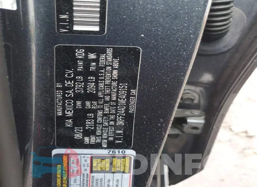3KPF24AD1ME409151 Photo# 12