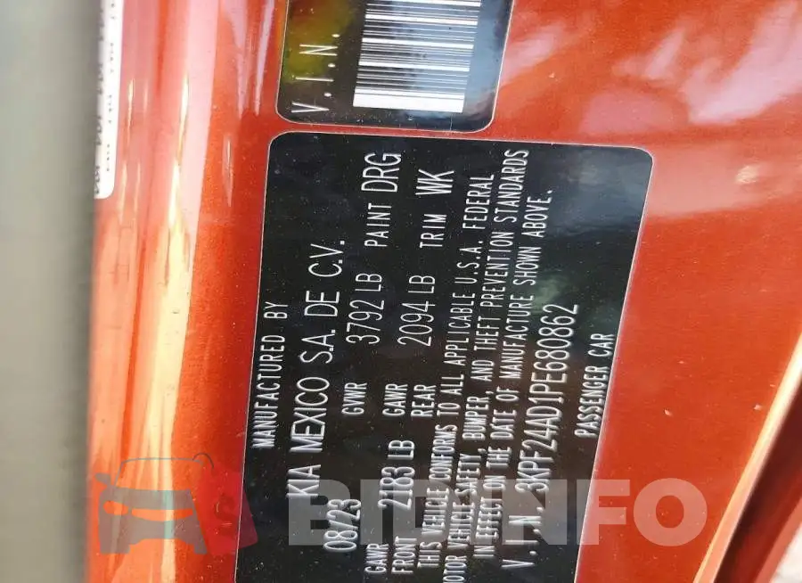 3KPF24AD1PE680862 Photo# 12