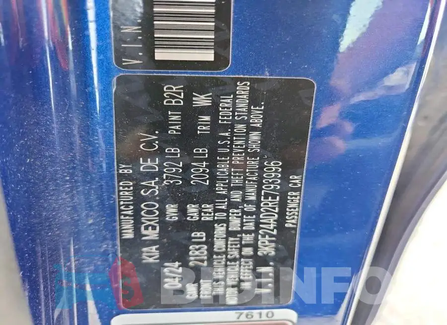 3KPF24AD2RE793996 Photo# 12