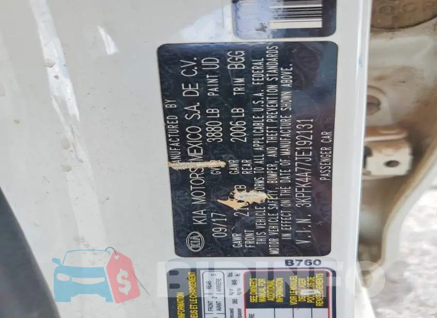 3KPFK4A77JE192131 Photo# 12