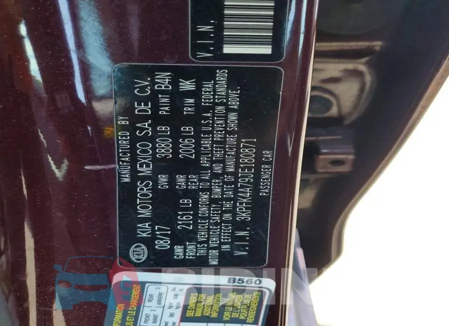 3KPFK4A79JE180871 Photo# 12