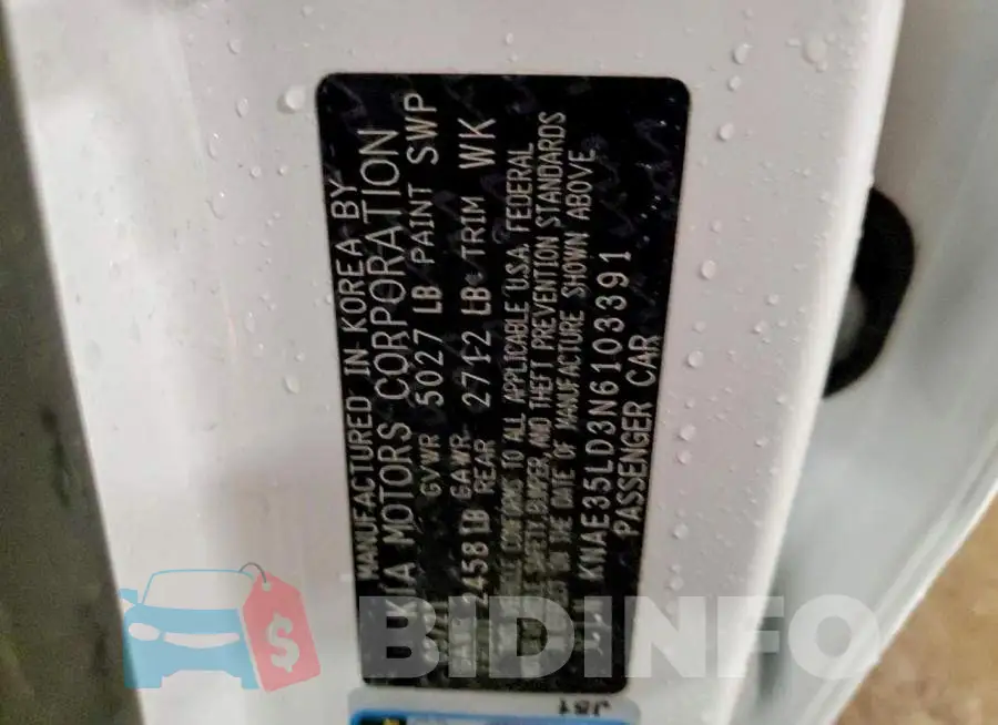 KNAE35LD3N6103391 Photo# 13