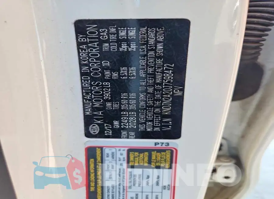 KNDJN2A20J7598472 Photo# 13