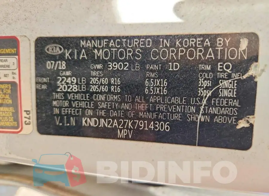 KNDJN2A27K7914306 Photo# 12