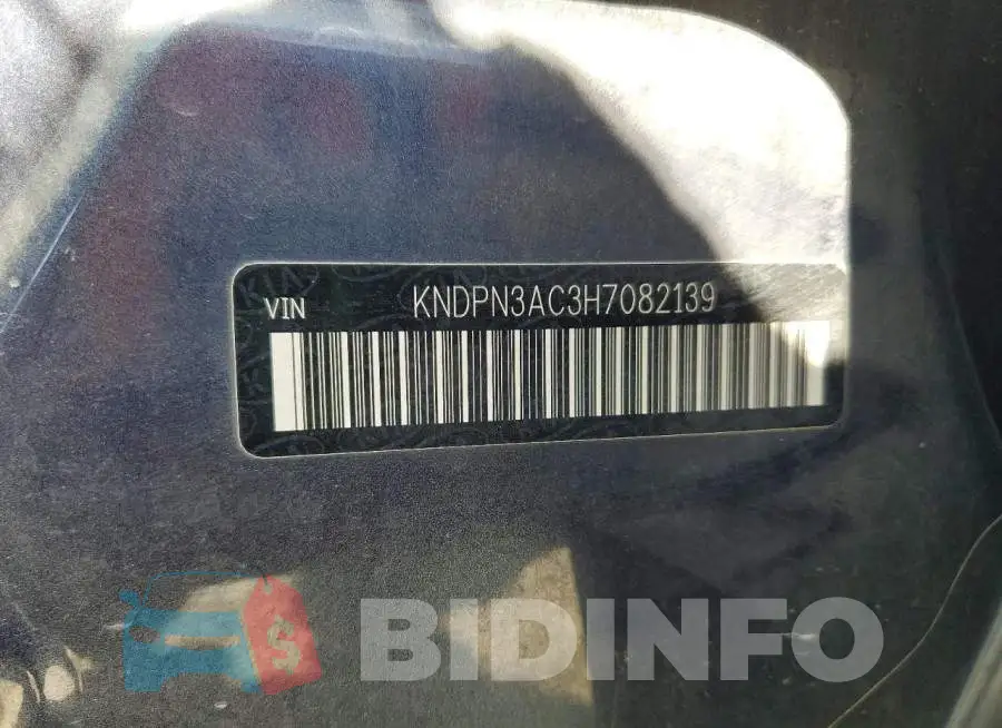 KNDPN3AC3H7082139 Photo# 12