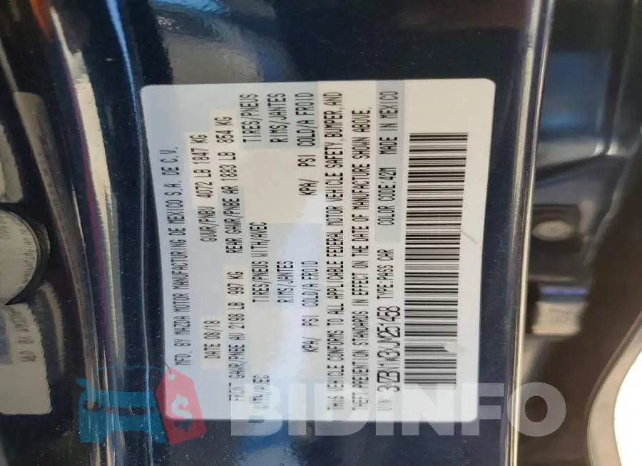3MZBN1W3XJM251458 Photo# 12