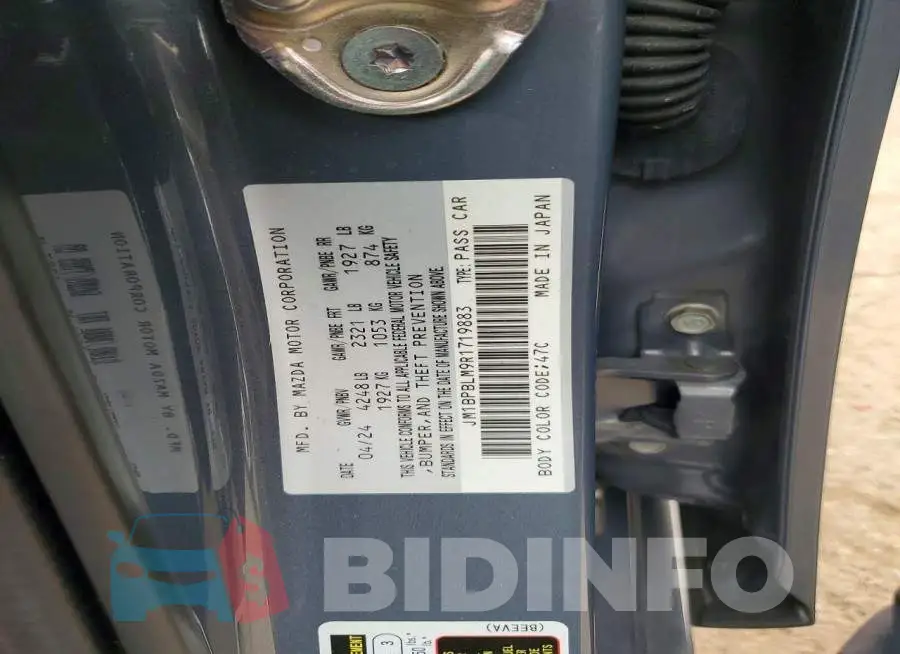 JM1BPBLM9R1719883 Photo# 13