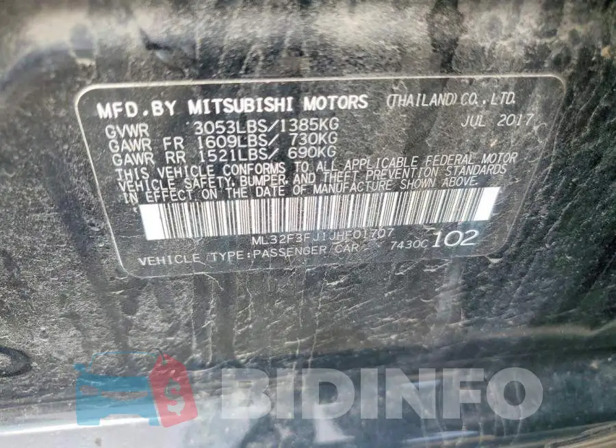 ML32F3FJ1JHF01707 Photo# 13