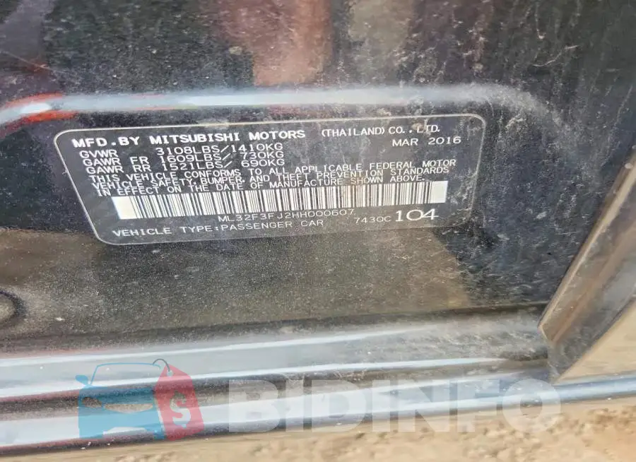 ML32F3FJ2HH000607 Photo# 12