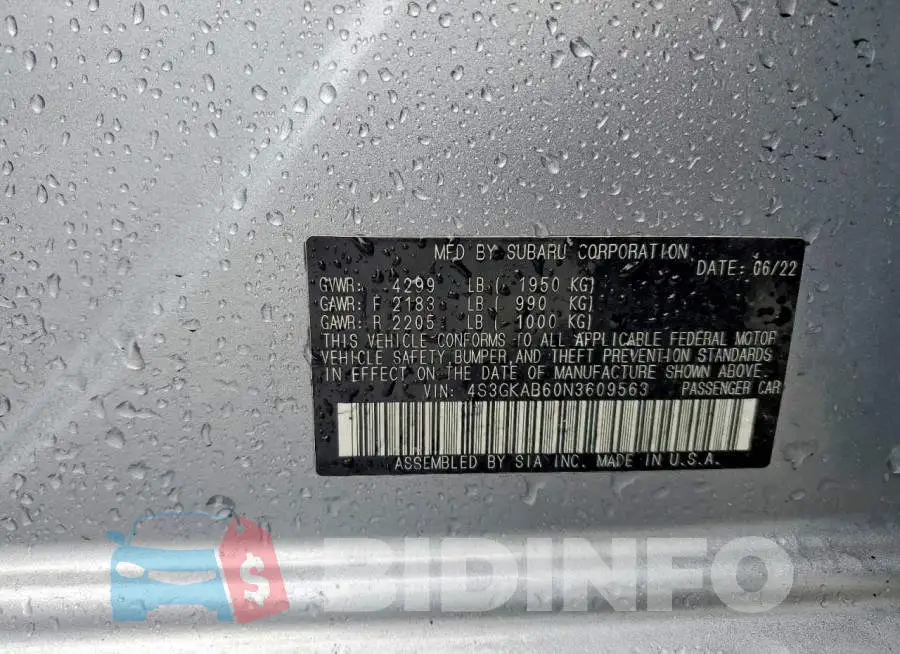 4S3GKAB60N3609563 Photo# 12