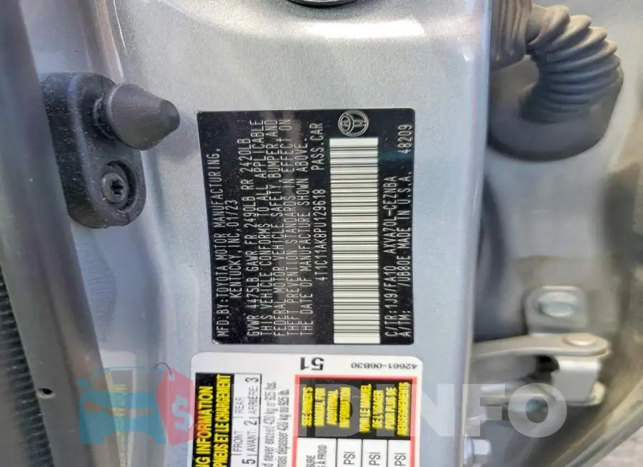 4T1C11AK8PU129618 Photo# 12