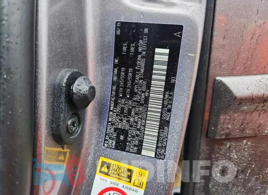 5TDJZRFH9KS607073 Photo# 12