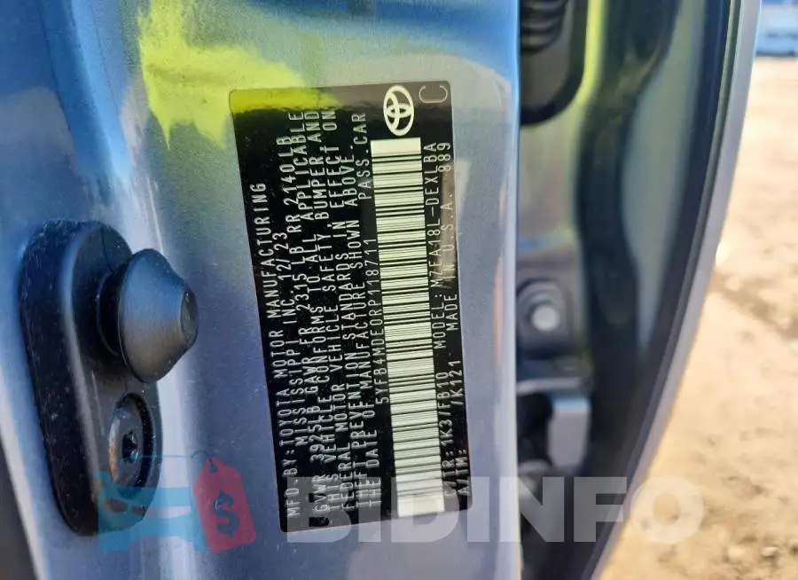 5YFB4MDE0RP118711 Photo# 12