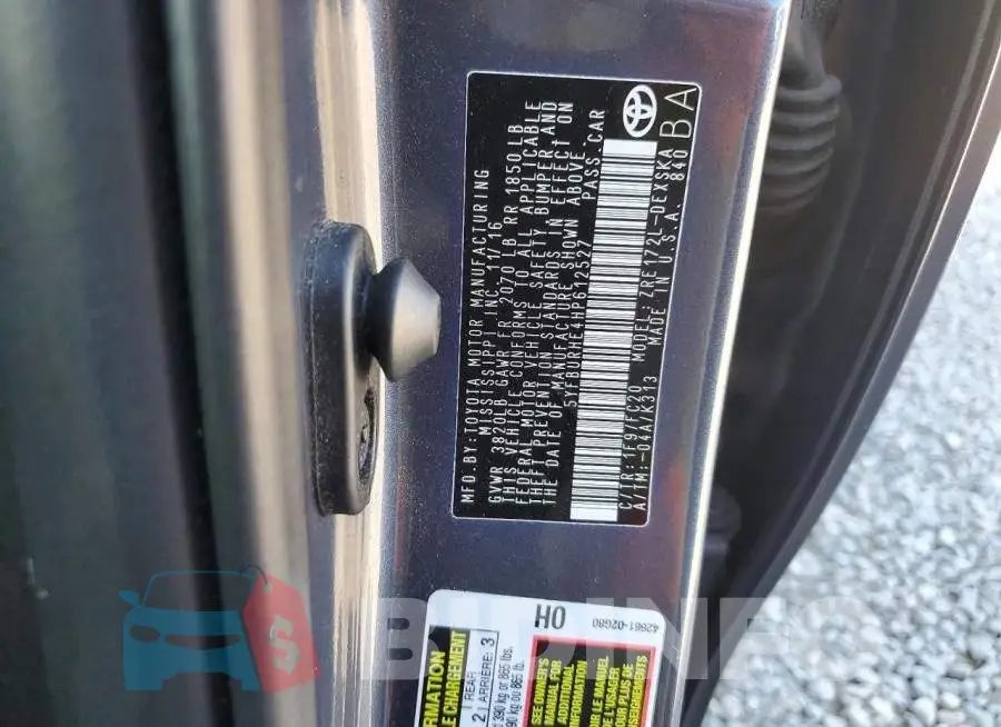 5YFBURHE4HP612527 Photo# 12
