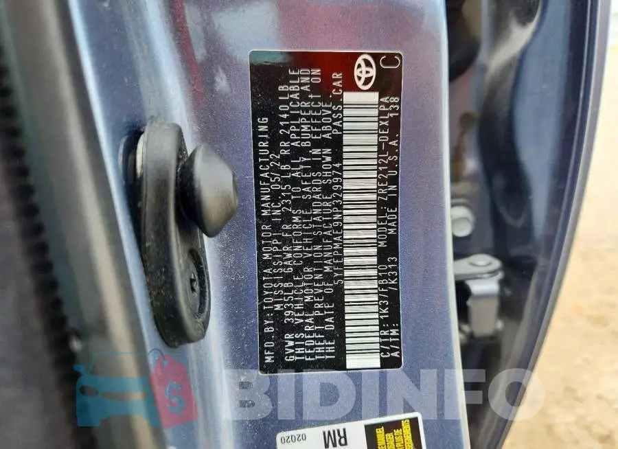 5YFEPMAE9NP329974 Photo# 12