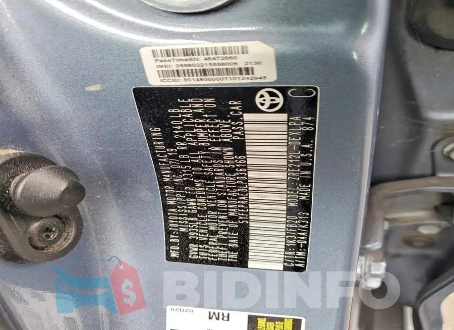 5YFEPRAE0LP036166 Photo# 12