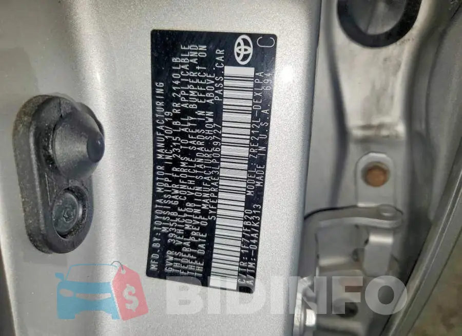 5YFEPRAE3LP069727 Photo# 12