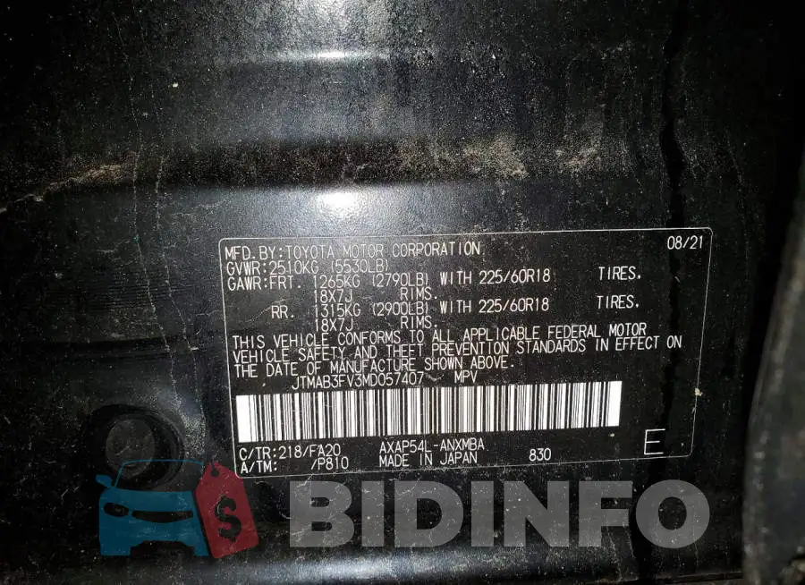 JTMAB3FV3MD057407 Photo# 14