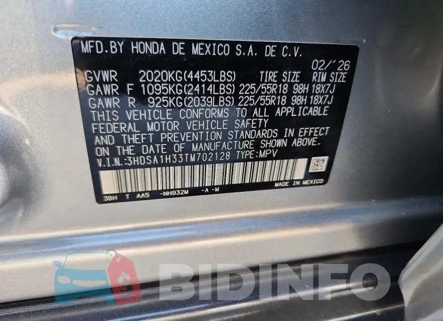 3HDSA1H33TM702128 Photo# 13