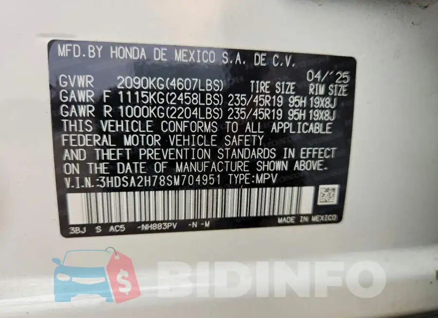 3HDSA2H78SM704951 Photo# 13