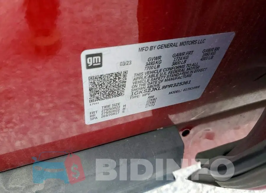 1GKS2JKL8PR325361 Photo# 14