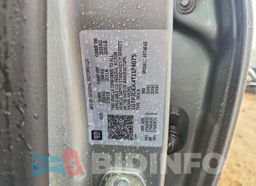 1GTP2DEK4T1184075 Photo# 12