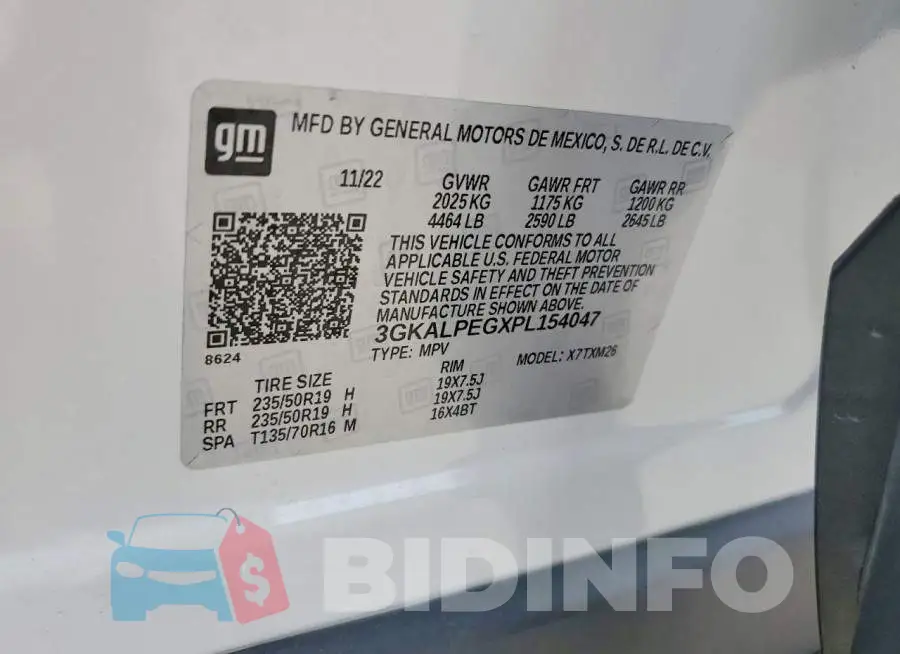 3GKALPEGXPL154047 Photo# 13