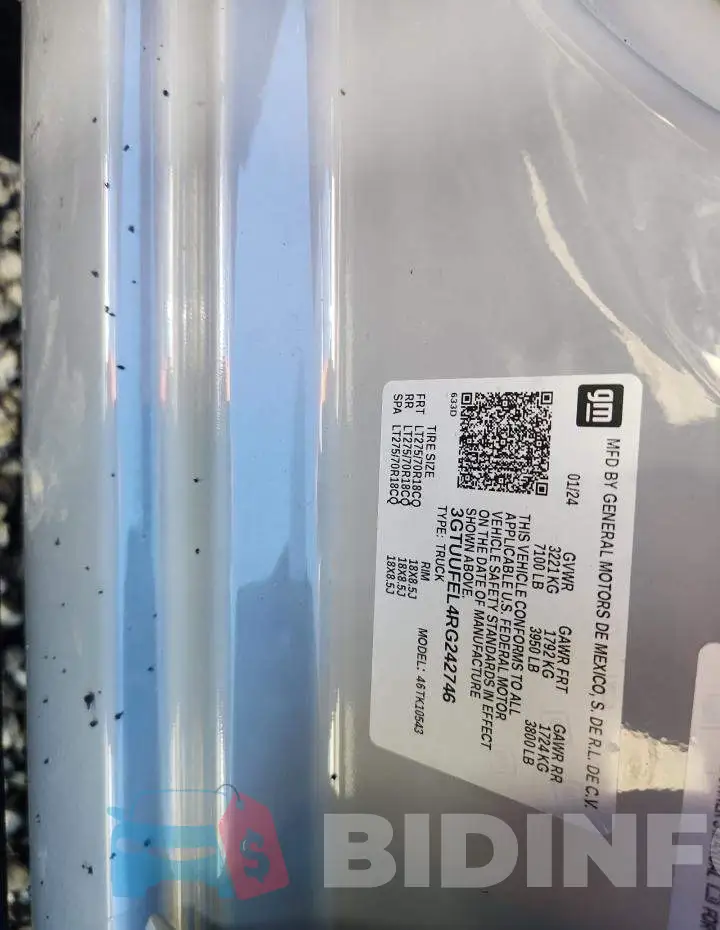 3GTUUFEL4RG242746 Photo# 12