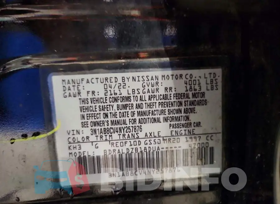3N1AB8CV4NY257876 Photo# 12